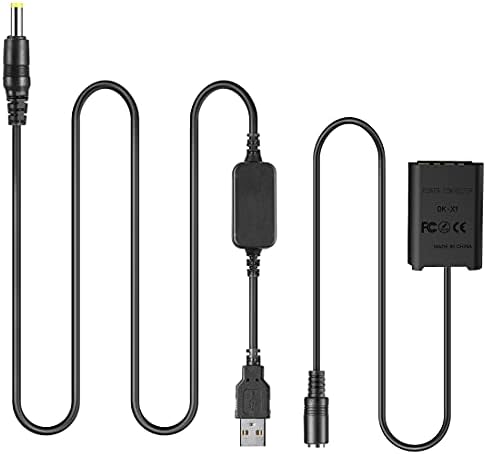 USB Cable AC-LS5 Drop voltage cable 5V-4.2V Camera Mobile Power Bank Charger + DK-X1 DC Coupler NP-BX1 NPBX1 Dummy Battery for Sony DSC-RX1 DSC RX100 RX1R