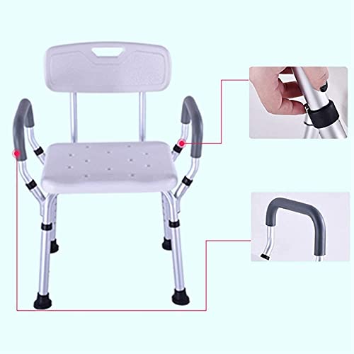 Chaise de douche antidérapante contre le risque de chute des PMR - 6