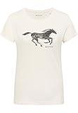 MUSTANG Style Loa Camiseta, Whisper White 2013, L Mujeres