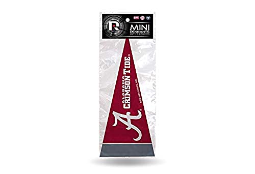 Image of Rico Industries NCAA Mini Pennant Set 4 inch x 9 inch Felt Mini Pennant Team Set (Includes 8 Pieces)