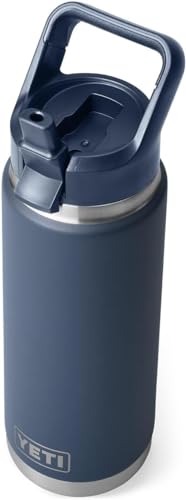 YETI Rambler C Straw Bottle, Stainless Steel Vacuum Insulated Bottle with Straw Cap, Navy, 26 oz (769 ml) YETI Rambler C Straw Bottle, Stainless Steel Vacuum Insulated Bottle with Straw Cap, Navy, 26 oz (769 ml)