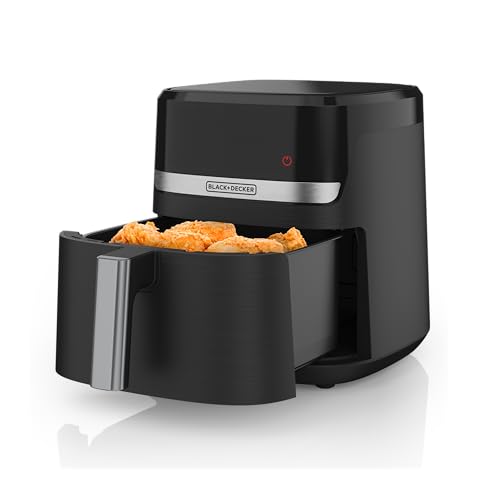 Black+Decker AFBD42-0BD Purify 4Qt Air Fryer, Timer With Auto Shut-Off And Shake Reminder, Digital Led Touchscreen And 9 Presets thumb #2