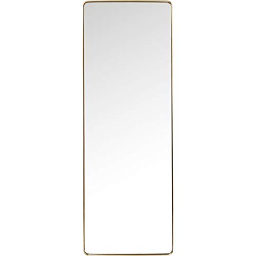 Kare Design Miroir Curve rectangulaire 200x70cm Laiton