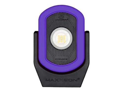 Maxxeon MXN00816 Cyclops Rechargeable Work Light - Purple