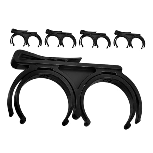 ledmomo 5個 折りたたみ式ゴルフボールホルダー 腰ベルト装着可能 同時固定 転機能付き 安定構造で風にも強い 男女兼用ゴルフアクセサリー