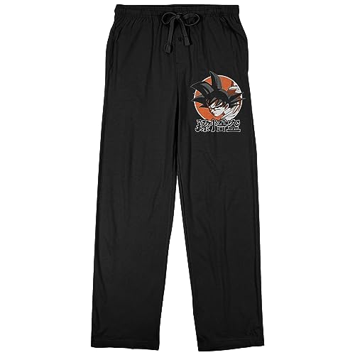 Bioworld Dragonball Z Goku Men's Black Sleep Pants