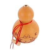 Alipis Colgante Calabaza Natural Feng Shui Artesanal Decoración Hogar Oficina Amuleto Suerte Riqueza Regalo Original Color Aleatorio Color Aleatorio