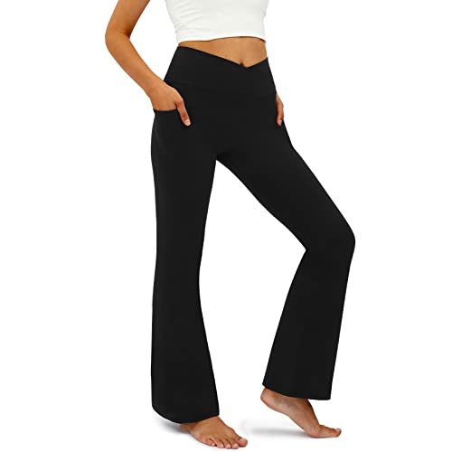 COPYLEAF Womens Parachute Cargo Pants with Pockets Quick Dry...