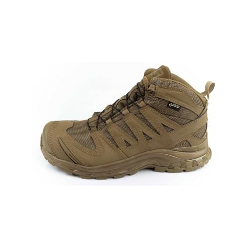 Chaussures XA Forces Mid Salomon vert pour randonnée trek