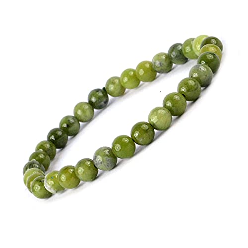 Image of Reiki Crystal Products Natural Crystal Stone Bracelet 6 mm Round Beads for Men & Women | Gemstone Jewellery Bracelet | Reiki Charged | Multiple Stone Variants Available