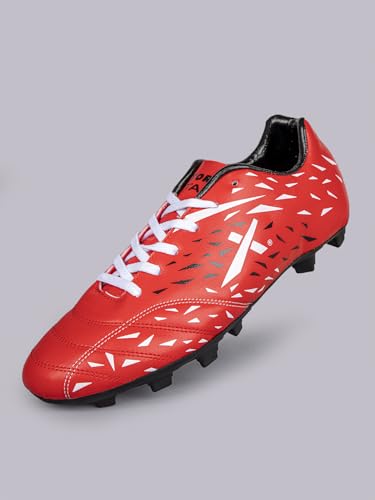 Image of Vector X Titan Football Shoes for Mens| Faux Leather Upper with PVC Sole | Sports and Athletic Footwear Comfortable Football Shoes /Football Studs