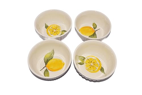 Generic 4pc Set of Decorative Fruit Lemon 5.25