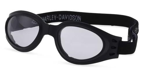 Harley-Davidson Men's Dust Foldable Photochromic Eyewear w/Headstrap - Black