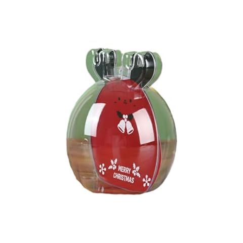 D-Fokes New Christmas Reindeer Antler Acrylic Bauble Night Before Christmas Gift Box Packaging Snack Candy Box Transparent Sphere Cover