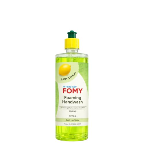 Image of Hydrating Foam Hand Wash Refill 500ml (Lemon - Pack of 1) | Soft & Refreshing Handwash Refill Foam | Gentle on Skin | 99% Germs Protection