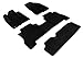 3D MAXpider Front Row Custom Fit All-Weather Floor Mat for Select Hyundai Santa Fe Models - Kagu Rubber (Tan)