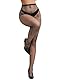 ohyeahlady Strumpfhosen Damen Große Größen Sexy Schwarz Netzstrumpfhose Elastisch Hohe Taille Schenkelhohe Strümpfe Fishnet Stockings Pantyhose Cosplay Netzstrümpfe(Schwarz,3XL-5XL)