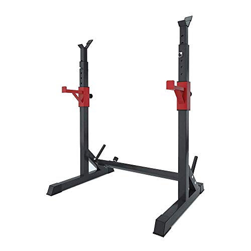 ERoomQ Adjustable Squat Rack Stands Fitness Barbell Rack Portable Strength Training Dumbbell Rack,Equipment 250kg Max Load,Perfect for Indoor Home Gym