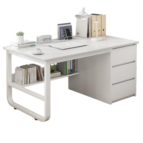 �@�l�l���� �В��f�X�N �В��� �����f�X�N �L�X�Ƃ����f�X�N�g�b�v �����o���t�����[�L���r�l�b�g�����E �G�O�[�N�e�B�u�f�X�N ��c�p�e�[�u�� U���^�|�r�t���[���N���X�v���[�g�⋭ ���萫�Ƒϋv���� (100x50x74cm,�z���C�g)