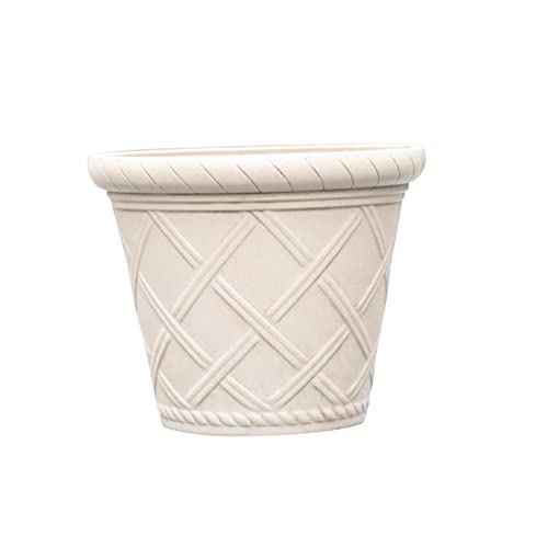 B Baosity Universal Roman Pattern Flower Pot Garden Products Planter Pot Resin Flower Pot For Aloe Flowers Indoor Plant Outdoor Garden, 12Inch #TOP6