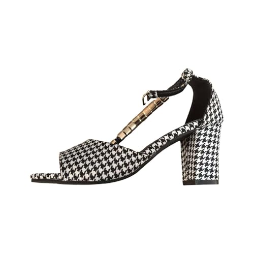 Sandale talon femme confortable à bout ouvert et bride cheville pour marcher sans douleur
