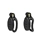 Crysore Flat Chastity Cage Male mit 4 Penisrings Leichter Keuschheitskäfig Herren in Invisible Lock Design Klein Cock Cage SM Sex Spielzeug für Männer, Paare (Black,II Generation)