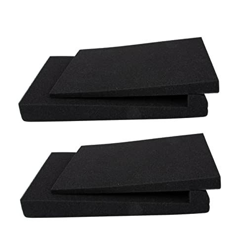 BESTonZON 2 piezas Almohadillas de Aislamiento para Altavoces Acústicos, Almohadillas de Espuma de Alta Densidad para Estudio y Uso en Casa miniatura 1