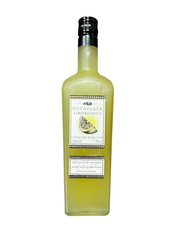RUTAPLATA Limonchelo* es una bebida de licor de limón, cuidadosamente elaborada con la selección de los mejores limones Sorrento