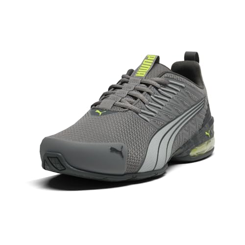 PUMA Mens Voltaic Evo Hit The Wall Running Sneakers Shoes - Grey2