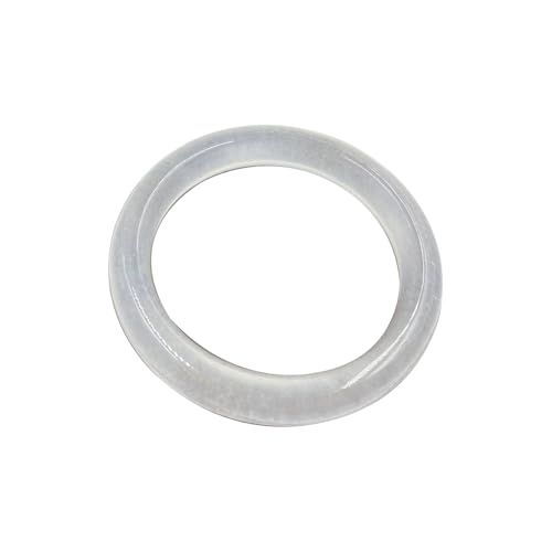 Jonco en jade blanc style chinois bracelet femme élégante en quartzite 56-57mm