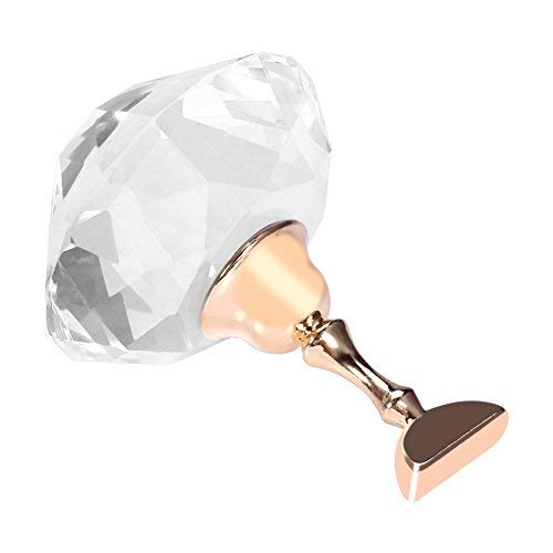 BrinoNail Tips Stand Holder, Magnetic Alloy Nail Art Display Tip Holder for Salon DIY and Practice Manicure (#4)