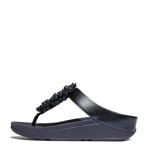 Image of FitFlop Fino Bauble-Bead Toe-Post Sandals