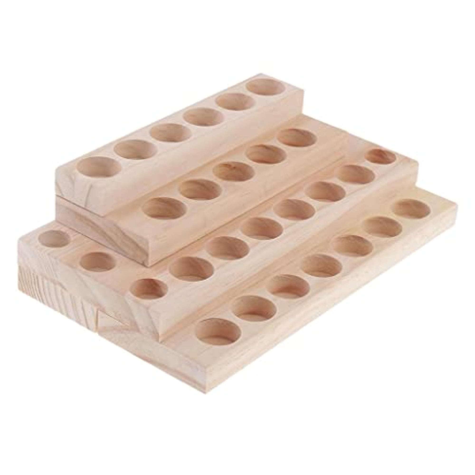 Wooden Essential Oil Display Stand, 30 Bottle Capacity