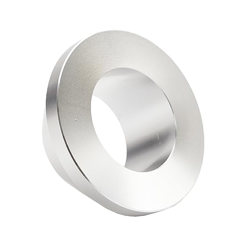 Image of Areyourshop For Harbor Freight Manual Tire Changer LARGE Billet Centering Cone For Car Truck Wheels (Fits Hub Openings Up to 2.9 inch), Aluminum, Silver