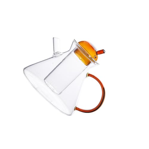 ALCXAZS Cafetera de camping de vidrio borosilicato, diseñada para prensar café durante actividades al aire libre, prensa acero inoxidable, filtros para tetera.