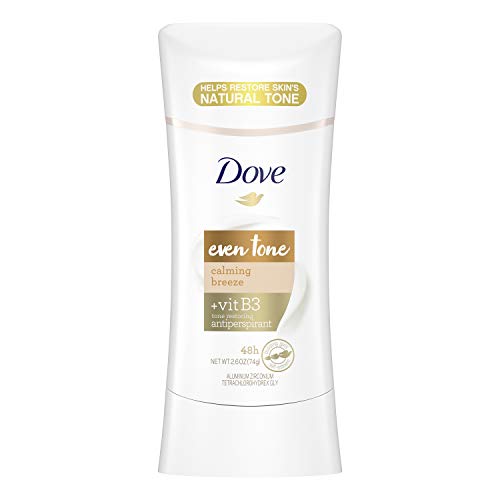 Dove Even Tone Antiperspirant For Uneven Skin Tone Calming Breeze Deodorant for Women 2.6 oz