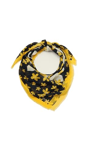 kate spade new york Women's Summer Blooms Large Square Scarf, Stylish & Lightweight Fashion Accessory