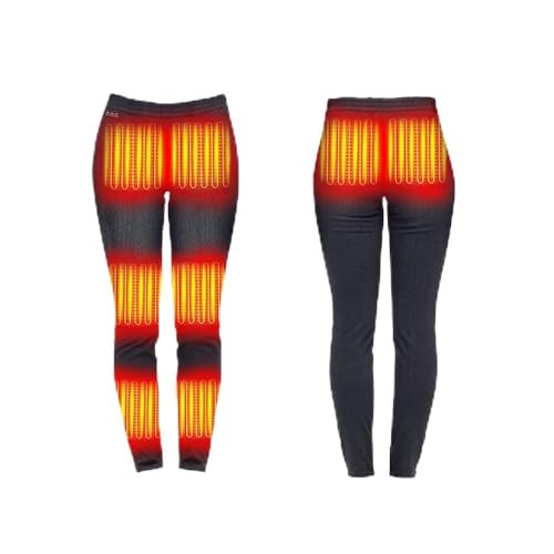 Jean très élastique pour femme - Pantalon chauffant USB en fibre de carbone - Pantalon chauffant électrique pour...