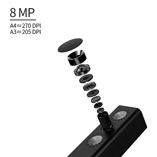 Image of CZUR Shine800-A3-Pro Professional Height Adjustable USB Document Camera, A3&A4 Document Scanner with OCR Function for MacOS and Windows