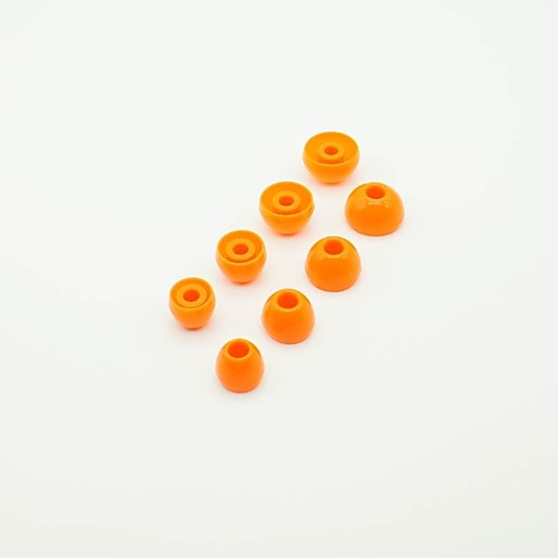Image of Generic PENON Liqueur O 4.5mm Silicone EARTIPS for in-Ear Monitors (3 Pairs), Orange