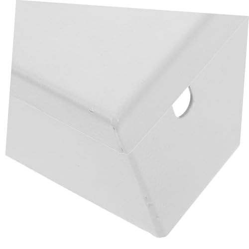 jojofuny Caja eléctrica resistente al clima para debajo del escritorio protector de cables, caja de salida de pared miniatura 3