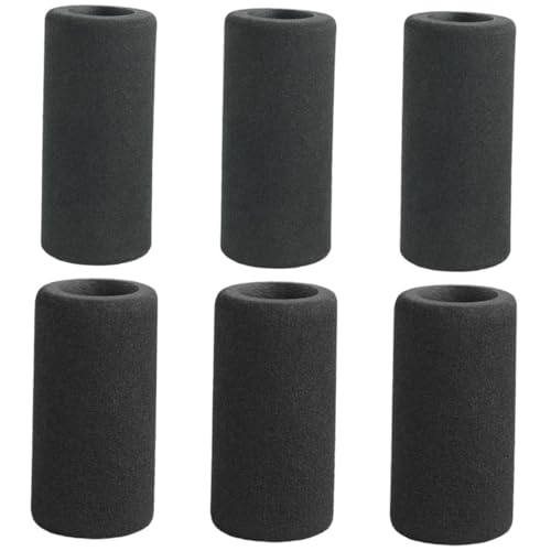 MAJORMENCH 6個自転車用ポンプカバー 高性能バイク用インフレーターカバー 簡単取り付け 防水スポンジ製