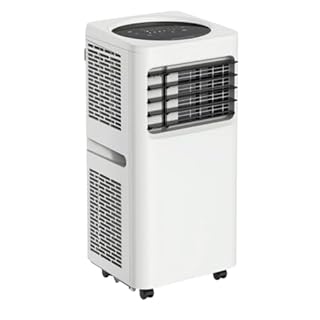 Portable Air Conditioner, 4-in-1 Unit with Fan, Cooling, Heating & Dehumidifier, Remote Control, 24Hr Timer, Dual Window Kit, Energy Efficient for Home & Office