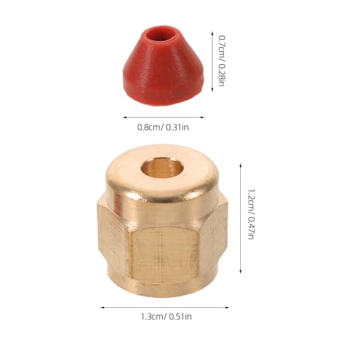 Boquillas de cobre para máquina de humo, 8 piezas miniatura 2