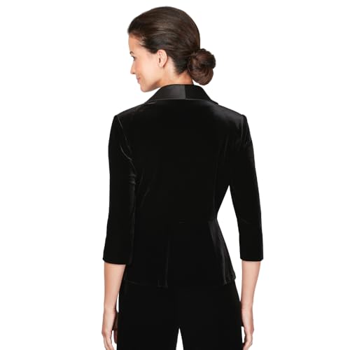 Alex Evenings Women's Velvet Blouse Top (Multiple Styles Petite and Regular Sizes)2