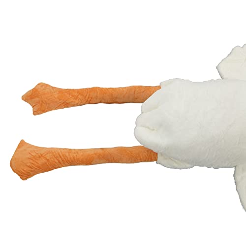 Peluche d'oie mignonne blanche de simulation modèle doux #4