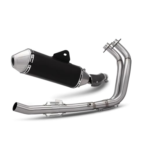 Tuyau d'échappement inox pour Tenere 700 T7 XTZ700 2019-2025 avec silencieux slip-on type-B