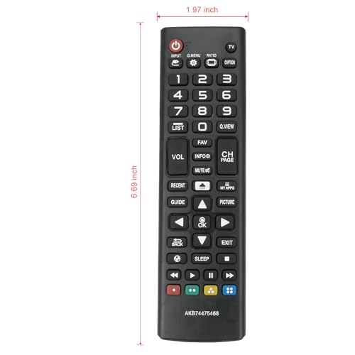 Télécommande AKB74475468 pour TV LG pour remplacer un boîtier cassé - 2