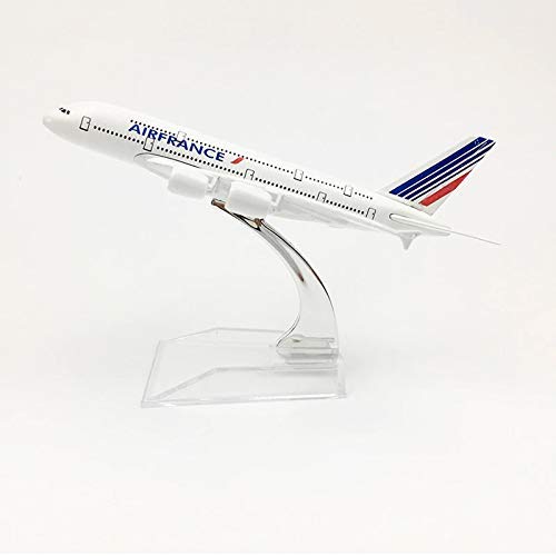 Image of Toys Uncle Diecast Aeroplane Scale Model, 16 cm: (A380 France), Multicolor