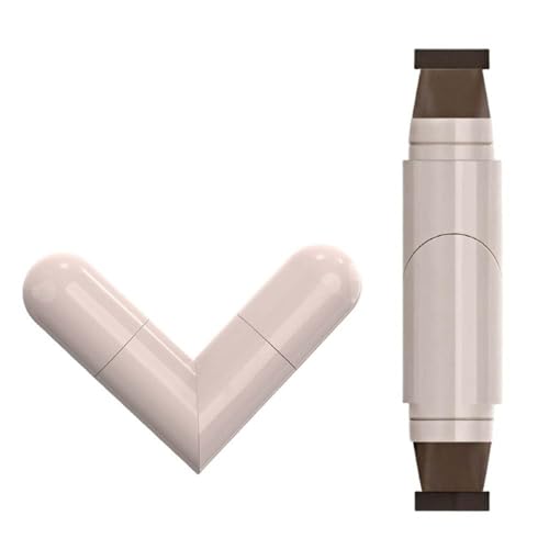 Líquido Delineador De Ojos De Doble Punta De Precisión, Ojo De Gato Perfecto En 2 Segundos, Sello Delineador De Ojos Plegable, Tinta A Prueba De Manchas, Natural Y De Larga Duración (Brown)